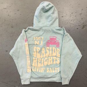 Womens Bubble Letters Surf Hoodie SZ S